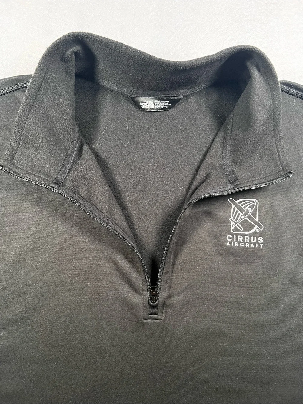The North Face Men’s XXXL Black Cirrus Aircraft 1/4 Zip Pullover Fleece Outdoor